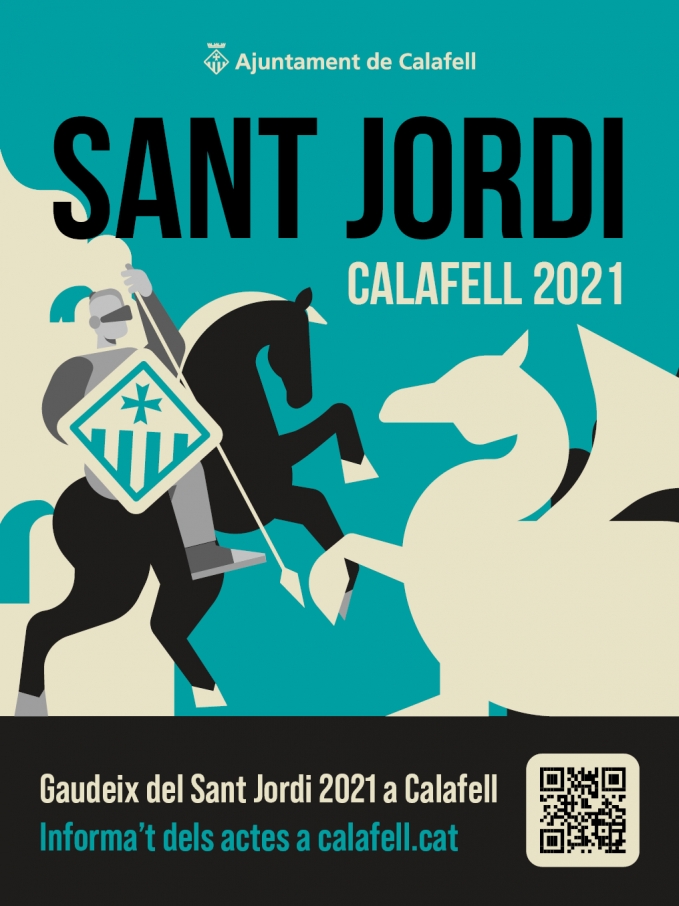 Sant Jordi a les Biblioteques de Calafell 2021