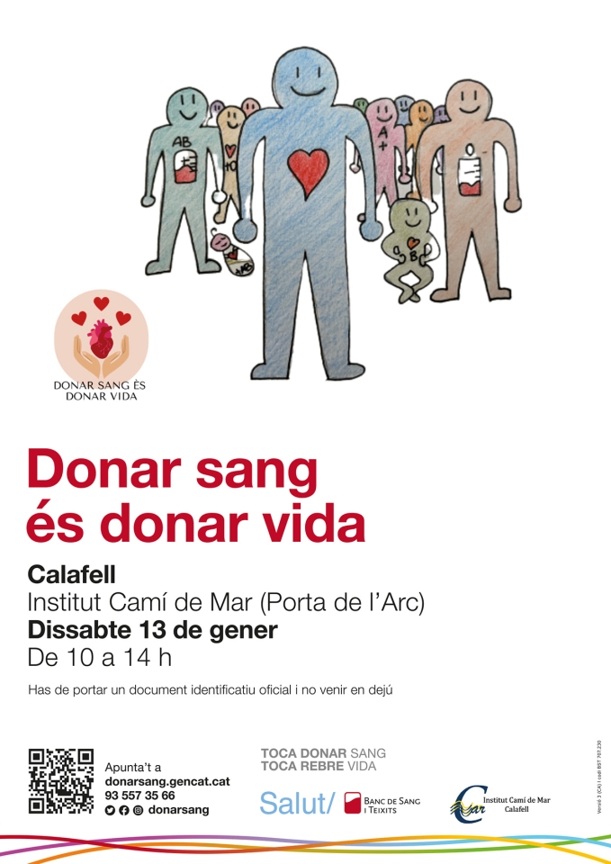 Dona el millor de tu! Dona Sang!