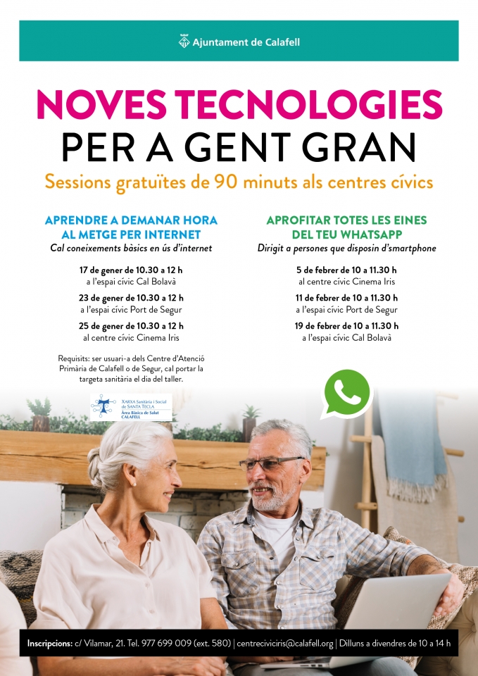 Noves tecnologies per a gent gran