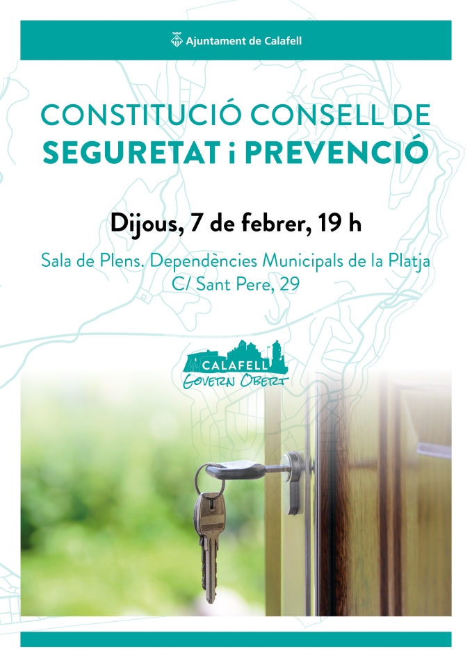 Constitució del Consell de Seguretat i Prevenció