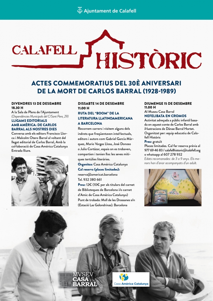Actes 30 anys de la mort de Carlos Barral