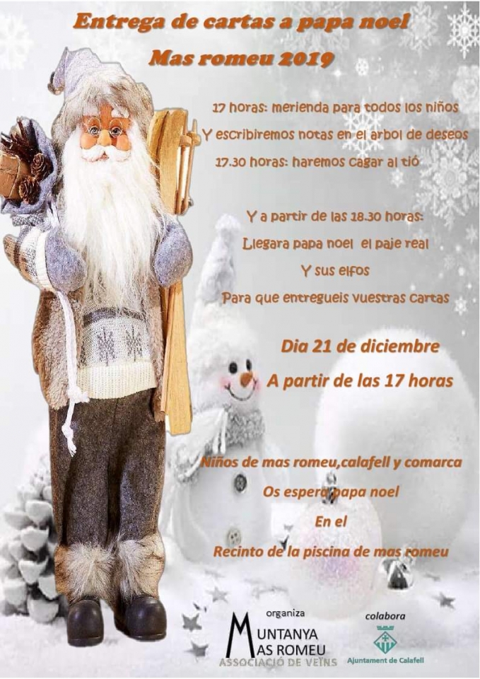 Entrega de cartes al recinte de la piscina de Mas Romeu