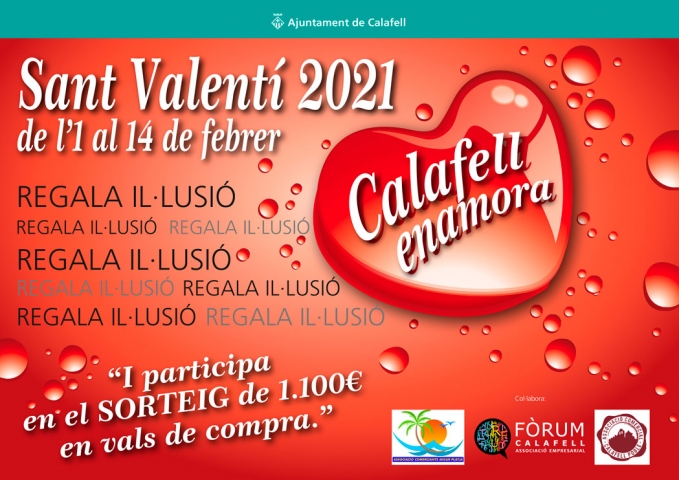 Calafell Enamora - Campanya del  Dia dels Enamorats