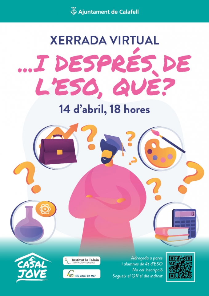 Cartell xerrada "I després de l’ESO, què?"