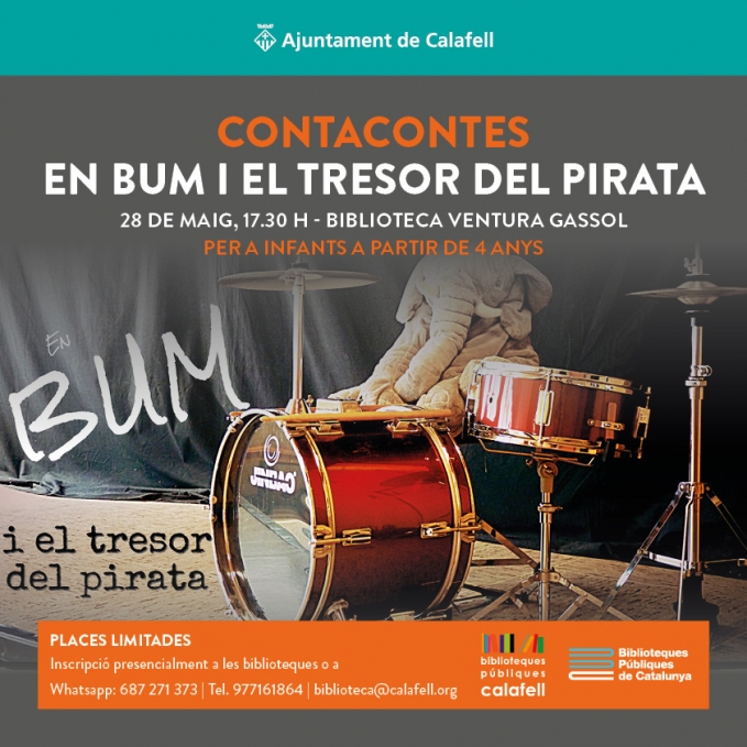 Cartell EN BUM I EL TRESOR DEL PIRATA