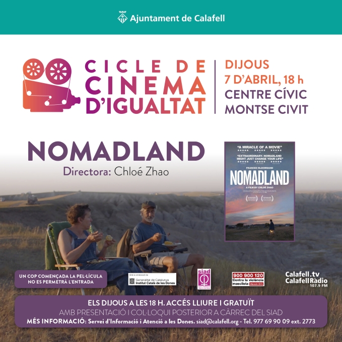 Cartell Cinema d'igualtat: NOMADLAND