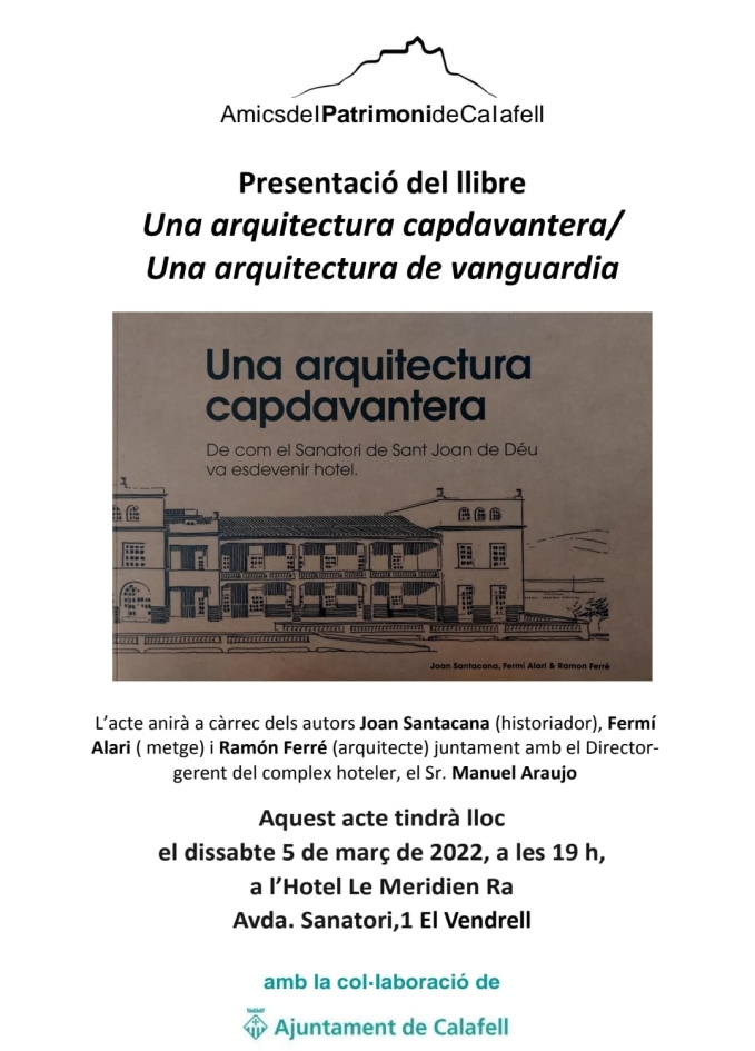 Presentació del llibre sobre el Sanatori de sant Joan de Déu